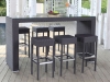 beleno-bar-et-tabouret-de-bar-resine-tressee-noir beleno-bar-et-tabouret-de-bar-resine-tressee-noir